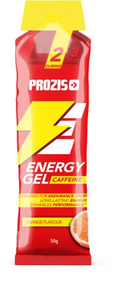Енергетик Prozis Energy Gel + Caffeine 50 г апельсин (5600380897143)