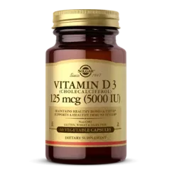 Вітаміни Solgar Vitamin D3 125 мкг (5000 МЕ)60 софт капс (33984033122)