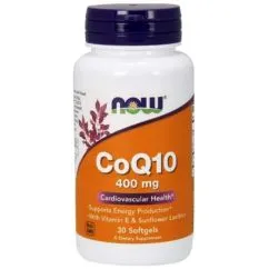 Вітаміни Now Foods CoQ10 400 мг 30 soft gel (733739031990)