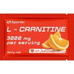 Жироспалювач Sporter L - carnitine 3000 - 1/20, апельсин (4820249722343)