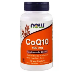 Витамины Now Foods CoQ10 100 мг 90 веган капс (733739032126)