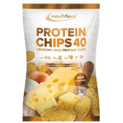 Замінник харчування IronMaxx Protein Chips 40 50 г сир і цибуля (4260639151948)
