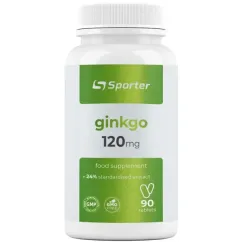Натуральна добавка Sporter Ginkgo Biloba 6000mg 90 таб (4820249720790)