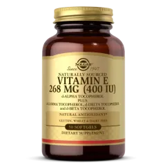 Вітаміни Solgar Vitamin E Tocopherols 268 мг 50 капс (33984035409)