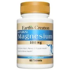 Витамины Earth's Creation Magnesium 500 mg 60 таб (608786007055)