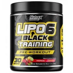 Передтренувальний комплекс Nutrex Research Lipo 6 Black Training Pre-Workout 189 г Tropical Punch (853237000141)