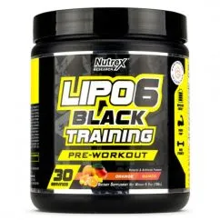 Предтренировочный комплекс Nutrex Research Lipo 6 Black Training Pre-Workout 201 г Orange Mango (850026029024)