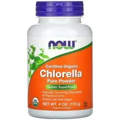 Натуральна добавка Now Foods Chlorella Organic- 113 г 01/2023 (733739026361)