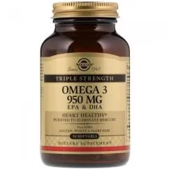 Вітаміни Solgar Omega-3 950 мг 50 софт капс