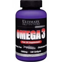 Вітаміни Ultimate Nutrition Omega 3 180 софт.гель (99071006820)