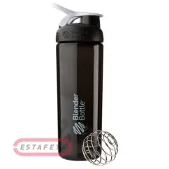 Шейкер Blender Bottle Sleek c шариком 820 мл Black/Black (847280022670)