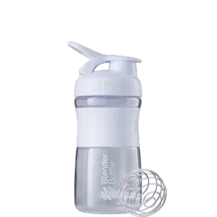 Шейкер Blender Bottle SportMixer с шариком 590 мл White (847280029907)