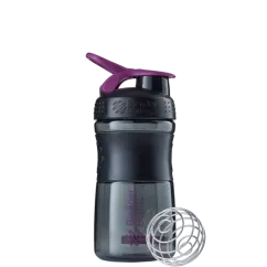 Шейкер Blender Bottle SportMixer с шариком 590 мл Black/Plum (847280030323)