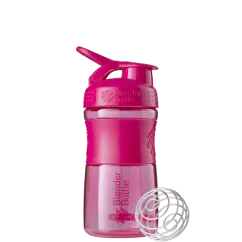 Шейкер Blender Bottle SportMixer з кулькою 590 мл Pink (847280030118)
