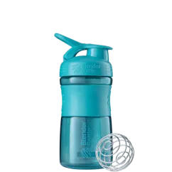 Шейкер Blender Bottle SportMixer з кулькою 590 мл Teal (847280030026)