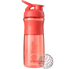 Шейкер Blender Bottle SportMixer з кулькою 820 мл Coral (847280030569)