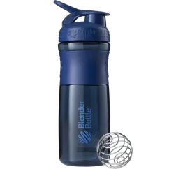 Шейкер Blender Bottle SportMixer з кулькою 820 мл Navy (847280030446)