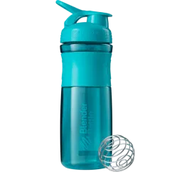 Шейкер Blender Bottle SportMixer з кулькою 820 мл Teal (847280030507)