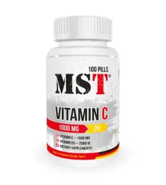 Вітаміни MST Vitamin C 1000mg 100pils (4260641160990)