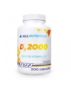 Вітаміни AllNutrition d3 2000 200caps (5902135843185)