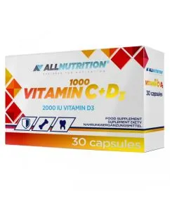 Витамины AllNutrition Vit C+D3 30 caps (5902837734224)