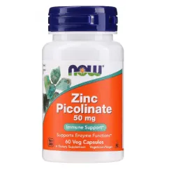 Минералы Now Foods Zinc Picolinate 50 мг 60 веган капс (733739015501)