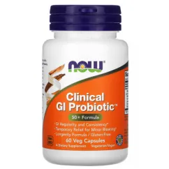 Пробіотик Now Foods Clinical GI Probiotic - 60 веган капс (733739029195)