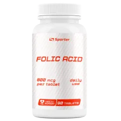 Вітаміни Sporter Folic Acid 800 мкг 90 таб (4820249721568)