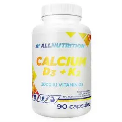 Вітаміни і мінерали AllNutrition calcium d3+k2 90 caps (5902837721385)