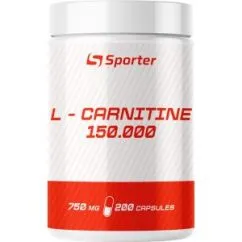 Жироспалювач Sporter L-Carnitine 150000 200 капс (4820249721773)