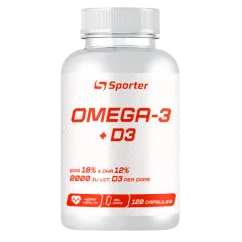 Вітаміни Sporter Omega 3 + D3 120 капс (4820249721056)