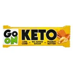 Батончик GO ON Nutrition Keto Bar Арахисовое масло 50 г 1/25 (5900617044341)