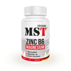 Вітаміни і мінерали MST Zinc B6 mag 120 caps (4260641161201)