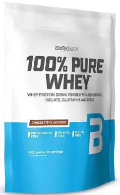 Протеин Biotech 100% Pure Whey 1000 г Шоколад (5999076238163)