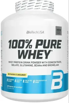Протеїн Biotech 100% Pure Whey 2270 г Банан (5999076238064)