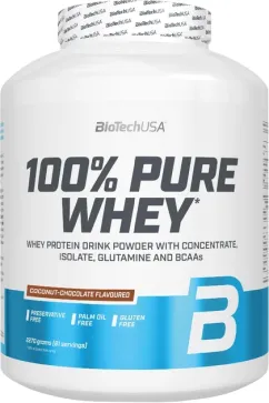 Протеин Biotech 100% Pure Whey 2270 г Кокос-шоколад (5999076238040)