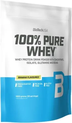 Протеин Biotech 100% Pure Whey 1000 г Банан (5999076238224)