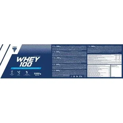 Протеин Trec Nutrition Whey 100 2000 г Арахисовое масло (5902114019686) - фото №2