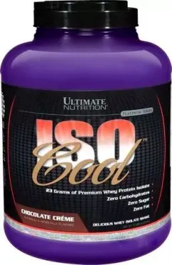 Протеїн Ultimate Nutrition IsoCool 2.27 кг Chocolate (099071002587)