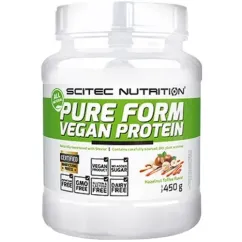 Протеїн Scitec Nutrition Pure Form Vegan Protein 450 г Hnut toffee (5999100002722)