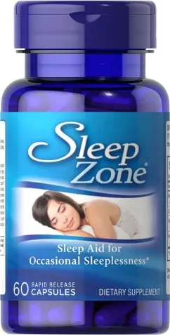 Натуральна добавка Puritan's Pride Sleep Zone 60 капсул (11360)