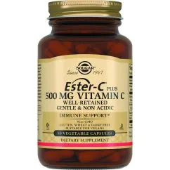 Вітаміни Solgar Ester-C Plus Veg 500 мг 50 капсул (23493)