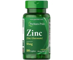 Минералы Puritan's Pride Zinc 50 мг 250 капсул (12716)
