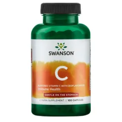 Вітаміни Swanson Immune Health Buffered Vitamin C with Bioflavonoids 100 капсул (20625)