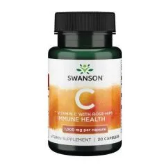 Вітамін C Swanson Rose Hips 1000 мг 30 капсул (20504)