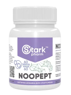 Натуральна добавка Stark Pharm Noopept 20 мг 60 капсул (17401)