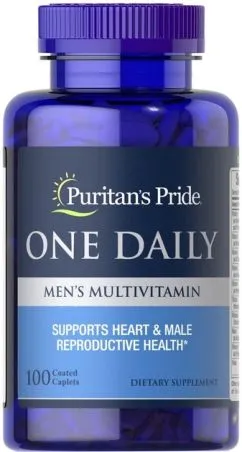 Вітаміни Puritan's Pride One Daily Men`s Multivitamin 100 капсул (6213)