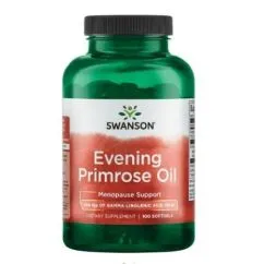 Натуральна добавка Swanson EFAs Evening Primrose Oil 1300 мг 100 капсул (20189)
