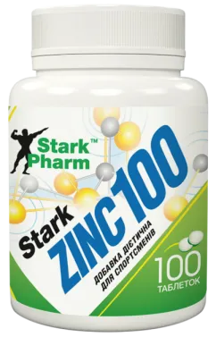 Мінерали Stark Pharm Zinc 100 мг 100 таб (13008)