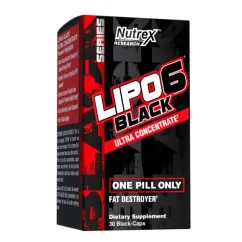Жироспалювач Nutrex Lipo-6 Black Probiotic 30 капсул (24244)